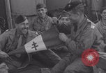 Image of Free French soldiers with civilians Normandy Foucarville France, 1944, second 13 stock footage video 65675079361