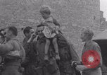 Image of Free French soldiers with civilians Normandy Foucarville France, 1944, second 20 stock footage video 65675079361