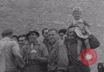 Image of Free French soldiers with civilians Normandy Foucarville France, 1944, second 22 stock footage video 65675079361