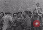 Image of Free French soldiers with civilians Normandy Foucarville France, 1944, second 23 stock footage video 65675079361