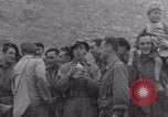 Image of Free French soldiers with civilians Normandy Foucarville France, 1944, second 24 stock footage video 65675079361