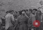 Image of Free French soldiers with civilians Normandy Foucarville France, 1944, second 25 stock footage video 65675079361