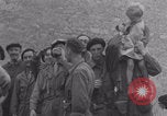 Image of Free French soldiers with civilians Normandy Foucarville France, 1944, second 30 stock footage video 65675079361