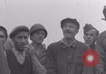 Image of Free French soldiers with civilians Normandy Foucarville France, 1944, second 43 stock footage video 65675079361