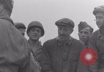 Image of Free French soldiers with civilians Normandy Foucarville France, 1944, second 44 stock footage video 65675079361
