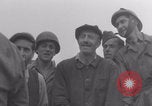 Image of Free French soldiers with civilians Normandy Foucarville France, 1944, second 45 stock footage video 65675079361