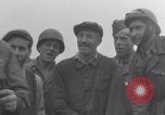 Image of Free French soldiers with civilians Normandy Foucarville France, 1944, second 48 stock footage video 65675079361