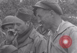 Image of Free French soldiers with Normandy children Foucarville France, 1944, second 4 stock footage video 65675079362