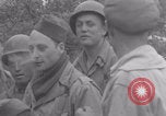 Image of Free French soldiers with Normandy children Foucarville France, 1944, second 6 stock footage video 65675079362