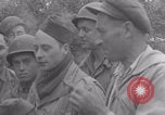 Image of Free French soldiers with Normandy children Foucarville France, 1944, second 8 stock footage video 65675079362