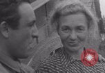 Image of Free French soldiers with Normandy children Foucarville France, 1944, second 40 stock footage video 65675079362