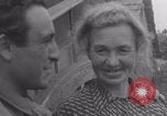 Image of Free French soldiers with Normandy children Foucarville France, 1944, second 43 stock footage video 65675079362