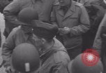 Image of 2nd Armored Division officers meeting Normandy France, 1944, second 6 stock footage video 65675079363