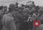 Image of 2nd Armored Division officers meeting Normandy France, 1944, second 11 stock footage video 65675079363