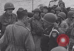 Image of 2nd Armored Division officers meeting Normandy France, 1944, second 14 stock footage video 65675079363