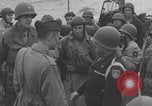 Image of 2nd Armored Division officers meeting Normandy France, 1944, second 15 stock footage video 65675079363