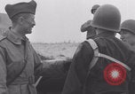 Image of 2nd Armored Division officers meeting Normandy France, 1944, second 20 stock footage video 65675079363