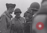 Image of 2nd Armored Division officers meeting Normandy France, 1944, second 22 stock footage video 65675079363