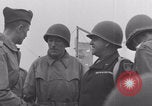 Image of 2nd Armored Division officers meeting Normandy France, 1944, second 25 stock footage video 65675079363