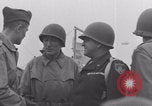 Image of 2nd Armored Division officers meeting Normandy France, 1944, second 27 stock footage video 65675079363
