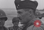 Image of 2nd Armored Division officers meeting Normandy France, 1944, second 35 stock footage video 65675079363