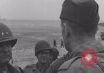 Image of 2nd Armored Division officers meeting Normandy France, 1944, second 36 stock footage video 65675079363