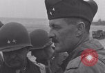 Image of 2nd Armored Division officers meeting Normandy France, 1944, second 41 stock footage video 65675079363