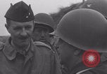 Image of 2nd Armored Division officers meeting Normandy France, 1944, second 43 stock footage video 65675079363