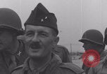 Image of 2nd Armored Division officers meeting Normandy France, 1944, second 50 stock footage video 65675079363