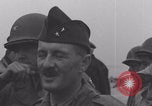 Image of 2nd Armored Division officers meeting Normandy France, 1944, second 52 stock footage video 65675079363