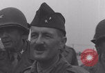 Image of 2nd Armored Division officers meeting Normandy France, 1944, second 53 stock footage video 65675079363
