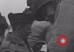 Image of 2nd Armored Division officers meeting Normandy France, 1944, second 56 stock footage video 65675079363