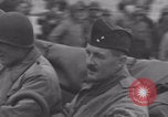 Image of 2nd Armored Division officers meeting Normandy France, 1944, second 62 stock footage video 65675079363