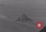 Image of Mont-Saint-Michel aerial view Normandy France, 1944, second 10 stock footage video 65675079366