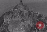 Image of Mont-Saint-Michel aerial view Normandy France, 1944, second 13 stock footage video 65675079366