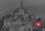 Image of Mont-Saint-Michel aerial view Normandy France, 1944, second 14 stock footage video 65675079366