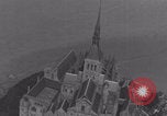 Image of Mont-Saint-Michel aerial view Normandy France, 1944, second 16 stock footage video 65675079366