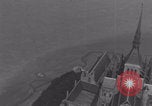 Image of Mont-Saint-Michel aerial view Normandy France, 1944, second 18 stock footage video 65675079366