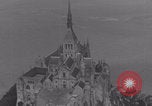 Image of Mont-Saint-Michel aerial view Normandy France, 1944, second 34 stock footage video 65675079366