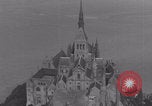 Image of Mont-Saint-Michel aerial view Normandy France, 1944, second 37 stock footage video 65675079366