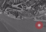 Image of Mont-Saint-Michel aerial view Normandy France, 1944, second 42 stock footage video 65675079366