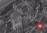 Image of Mont-Saint-Michel aerial view Normandy France, 1944, second 49 stock footage video 65675079366