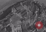 Image of Mont-Saint-Michel aerial view Normandy France, 1944, second 50 stock footage video 65675079366