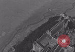 Image of Mont-Saint-Michel aerial view Normandy France, 1944, second 55 stock footage video 65675079366