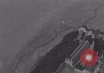 Image of Mont-Saint-Michel aerial view Normandy France, 1944, second 57 stock footage video 65675079366