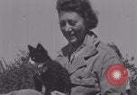 Image of French army nurses WW2 Lessay France, 1944, second 21 stock footage video 65675079368