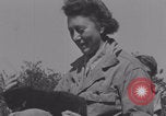 Image of French army nurses WW2 Lessay France, 1944, second 23 stock footage video 65675079368