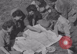 Image of French army nurses WW2 Lessay France, 1944, second 33 stock footage video 65675079368