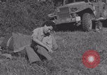 Image of French nurses prepare ambulance Lessay France, 1944, second 7 stock footage video 65675079369