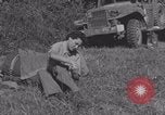 Image of French nurses prepare ambulance Lessay France, 1944, second 8 stock footage video 65675079369